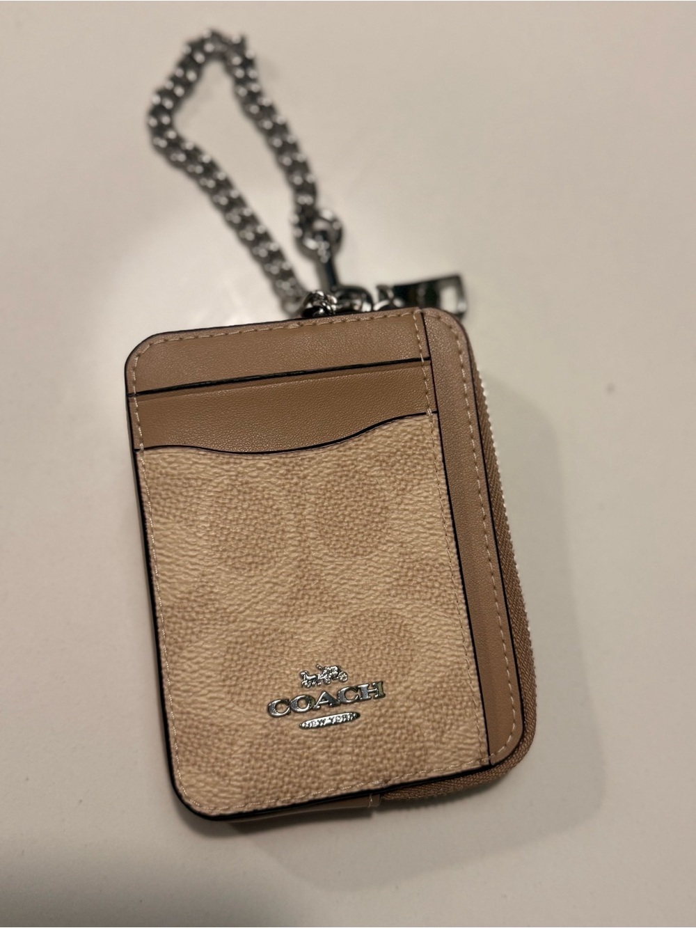 Coach Zip Card Case NWT